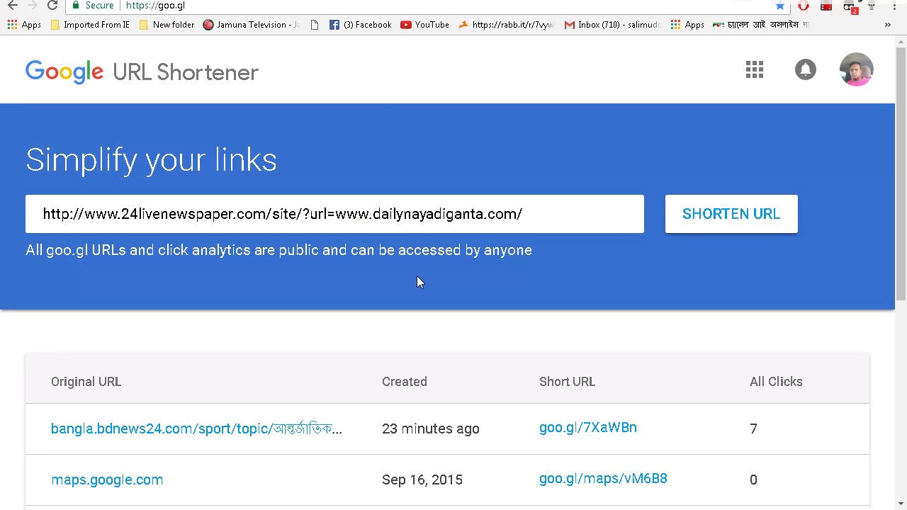 Https goo gl links