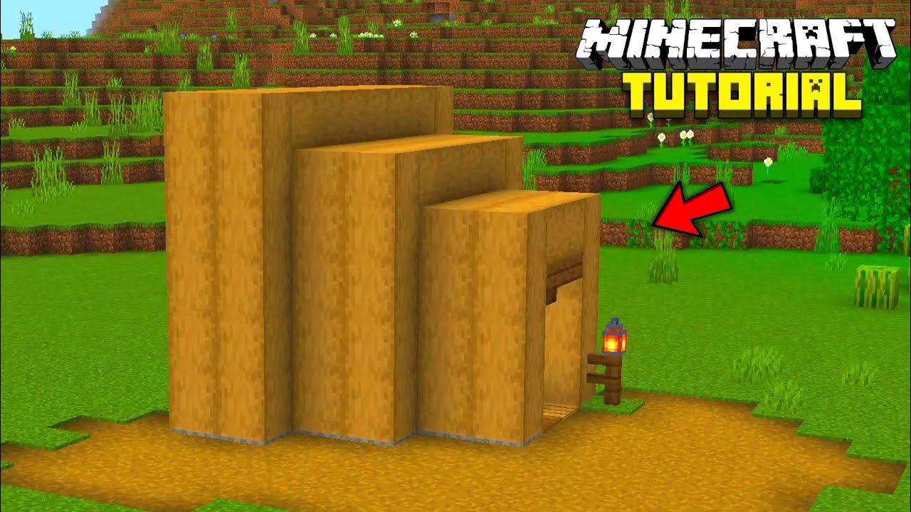 Minecraft: How To Build a Very Small Survival House Tutorial #6 - YouTube