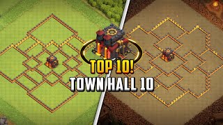 TOP 10! Town Hall 10 (TH10) Hybrid/Farming Base Layout + Copy Link 2024 | Clash of Clans