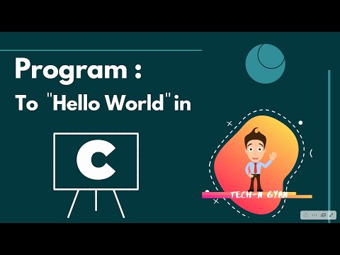 Hello World in C | How to write hello world and behin with codeblocks | Program 1