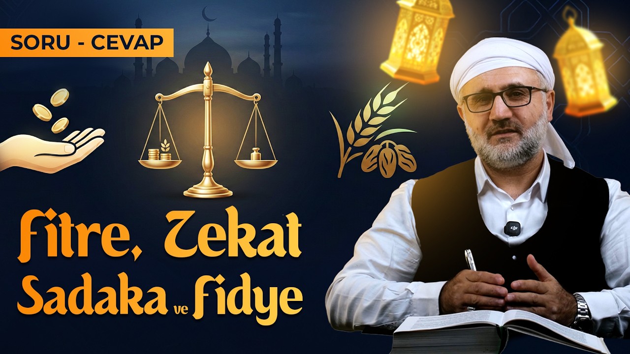FİTRE, ZEKAT, SADAKA VE FİDYE İLE İLGİLİ FIKHİ SOHBET | SORU-CEVAP