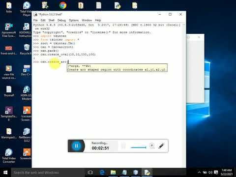 draw shapes on canvas using python
