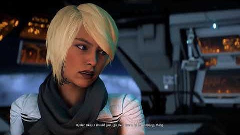 Mass Effect: Andromeda - Awkwardly flirting with Suvi