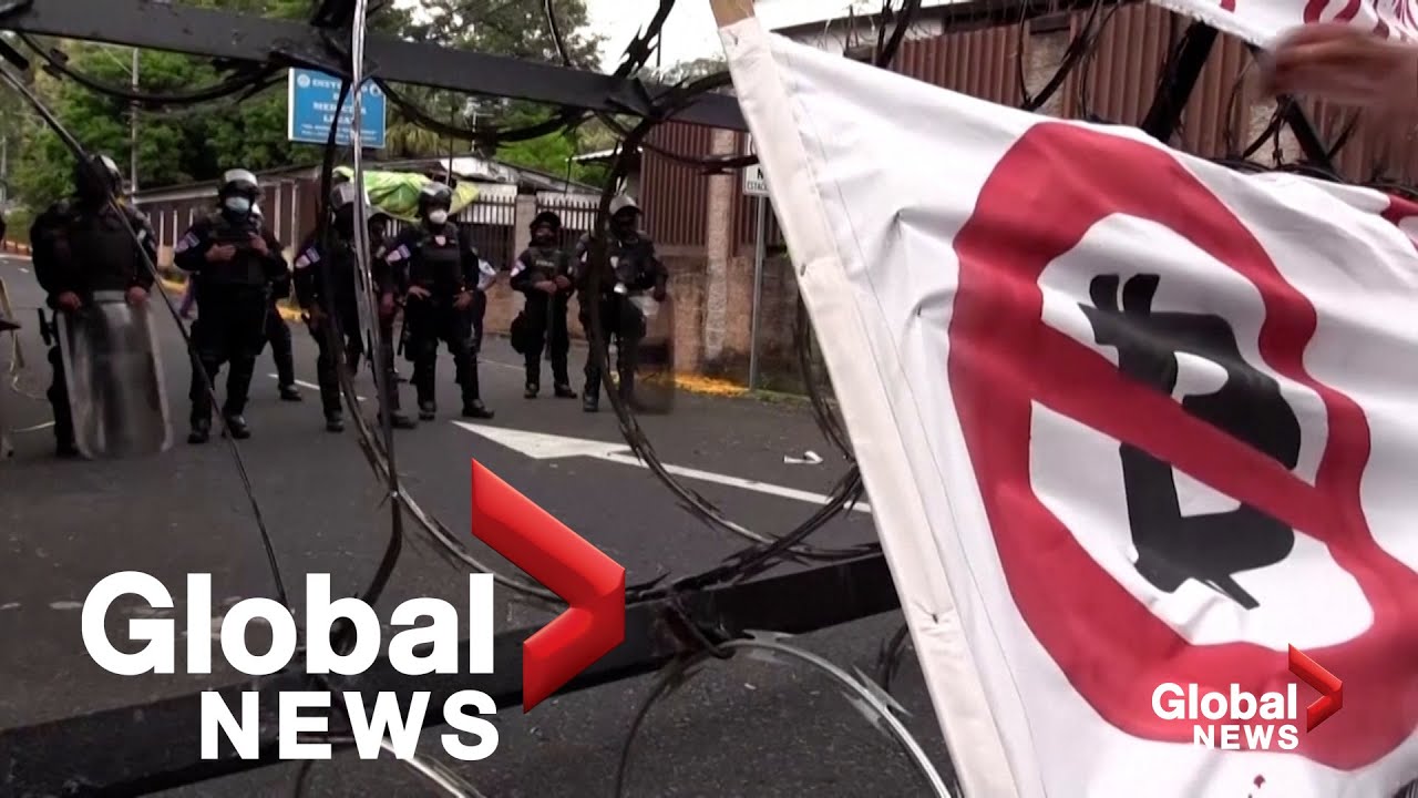 Protesters in El Salvador march against adoption of bitcoin as legal tender