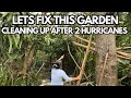 Family Cleanup Day: Restoring Our Hurricane-Damaged Tampa Garden