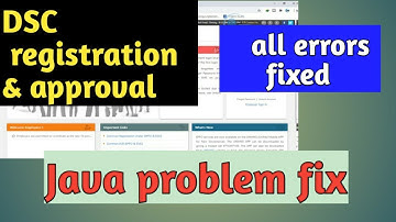 Digital Signature DSC approval on EPF Portal and PF DSC java errors Browser Not Support 2020