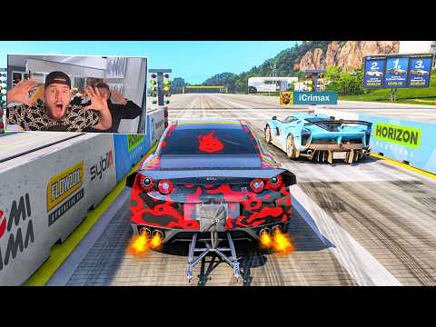RENNEN gegen iCRIMAX mit 3000 PS NISSAN GTR! Forza Horizon 6