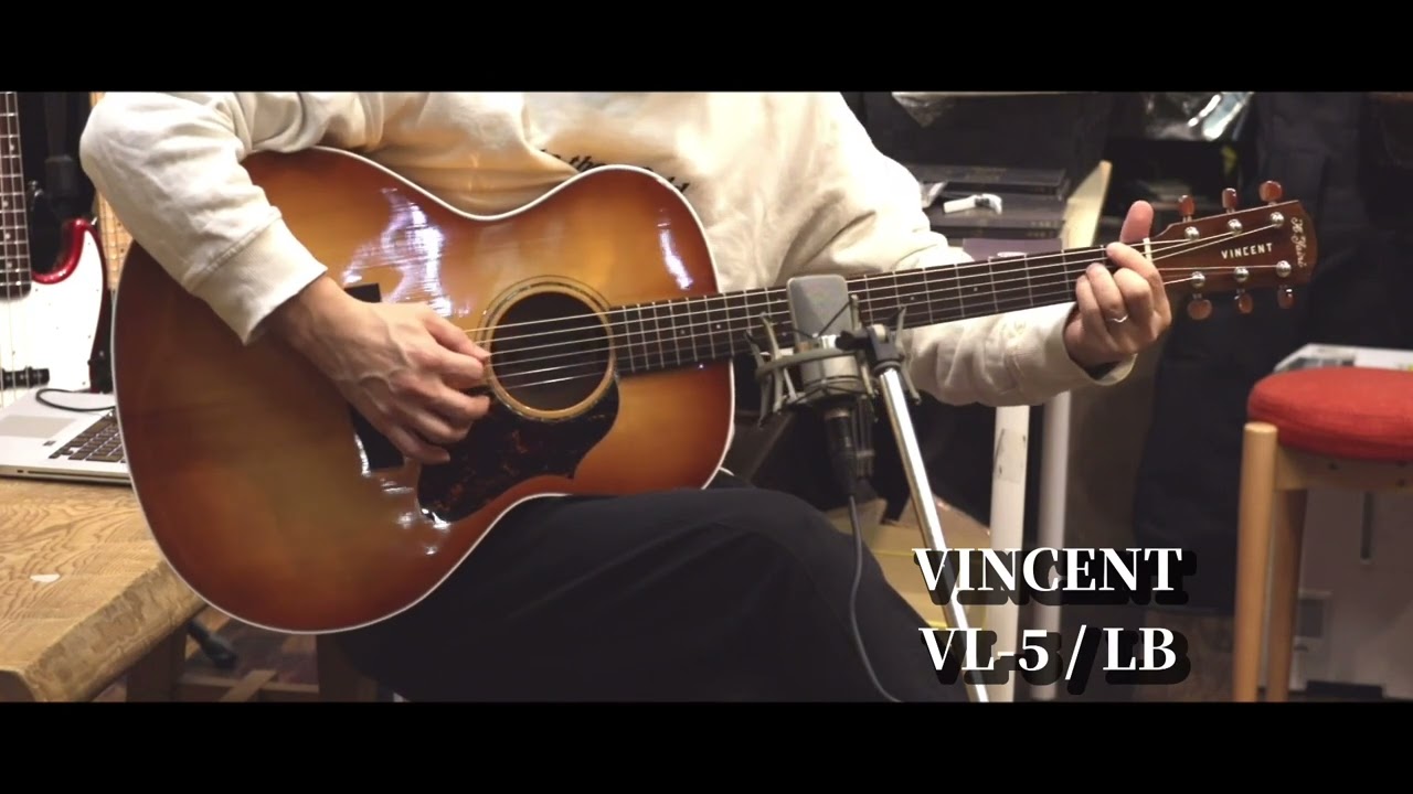 販売中】VINCENT VL-5 / LB #kaminariguitars - YouTube
