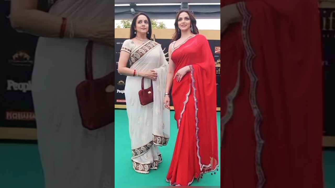 Hema Malini with daughter and son in law beautiful pic