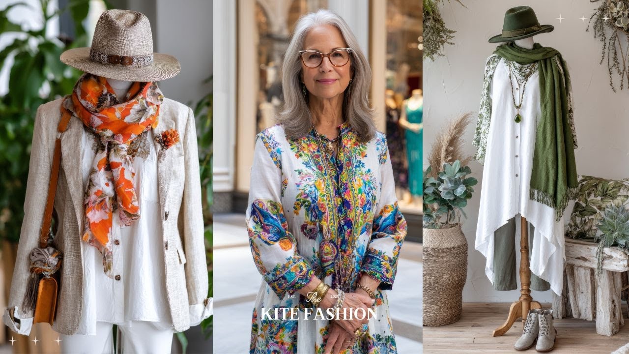 Parisian Boho Fall Style | Effortless Linen Layering for Women Over 60
