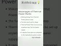 #Advantages of Thermal Power Plant #electrical #electricalengineering #viralshort #viral #thermal