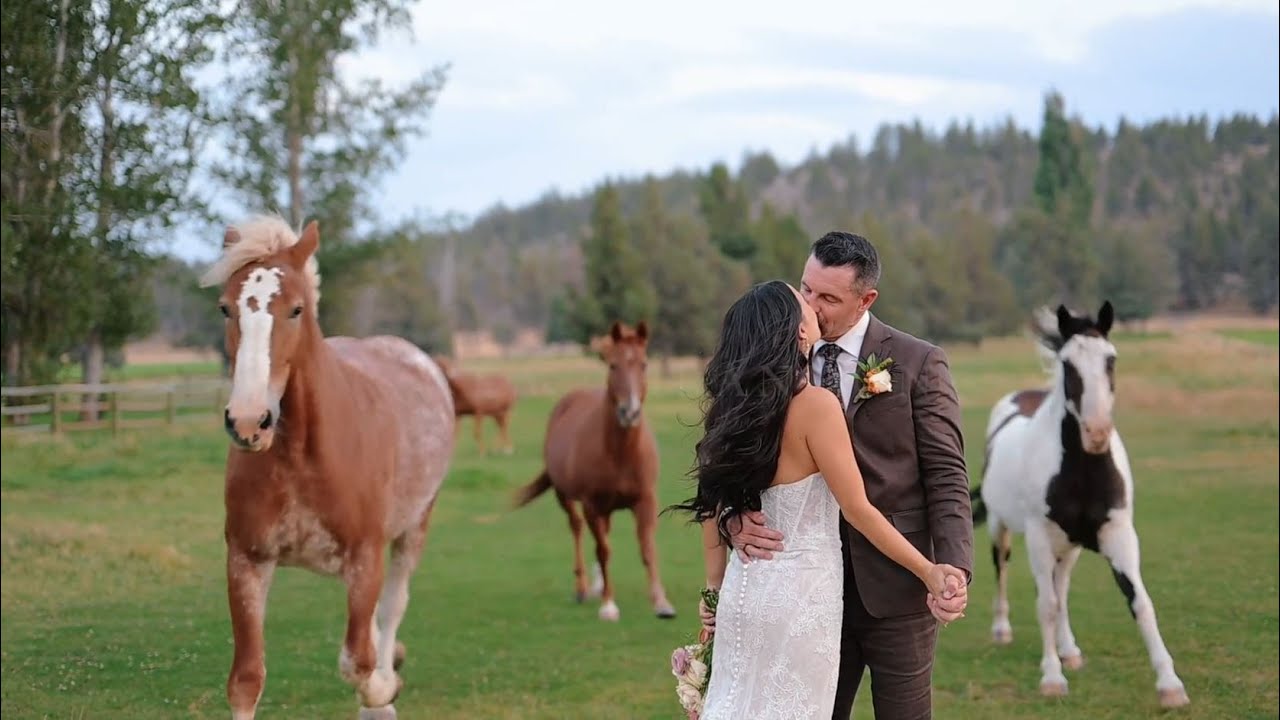 Kayla + Brandon’s Long Hollow Ranch Wedding | Sisters, Oregon