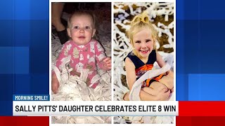 Morning Smile: Sally's daughter celebrates Auburn's Elite 8 win