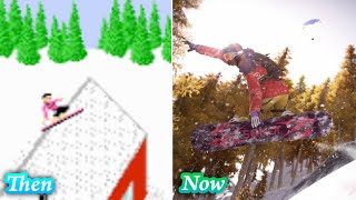 Evolution of Snowboard games 1990 - 2021