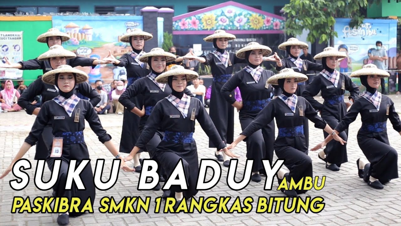 HEBOH SUKU BADUY! TEMA UNIK PASKIBRA SMKN 1 RANGKAS BITUNG  LKBB ALJABAR 2022