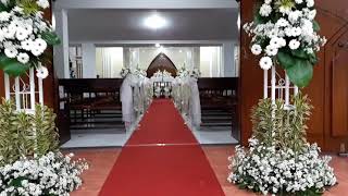 Dekorasi Pernikahan di Gereja HKBP Malang