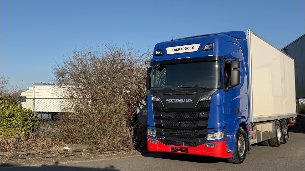 SCANIA R 580 6x2/4 Full Air - Thermo King -30oC - Taillift - LOW KM - Year 2019
