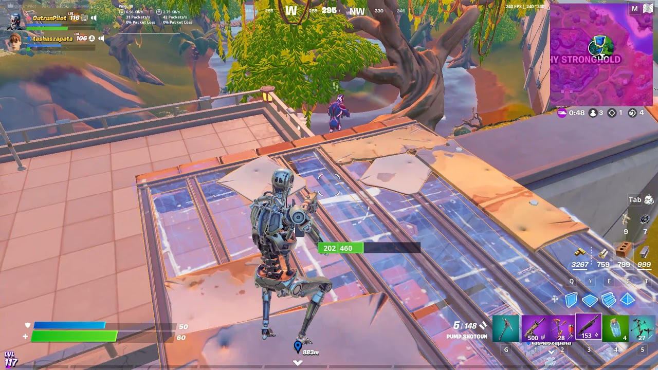 Fortnite: Grappler Bow Win Elimination | Shot with GeForce