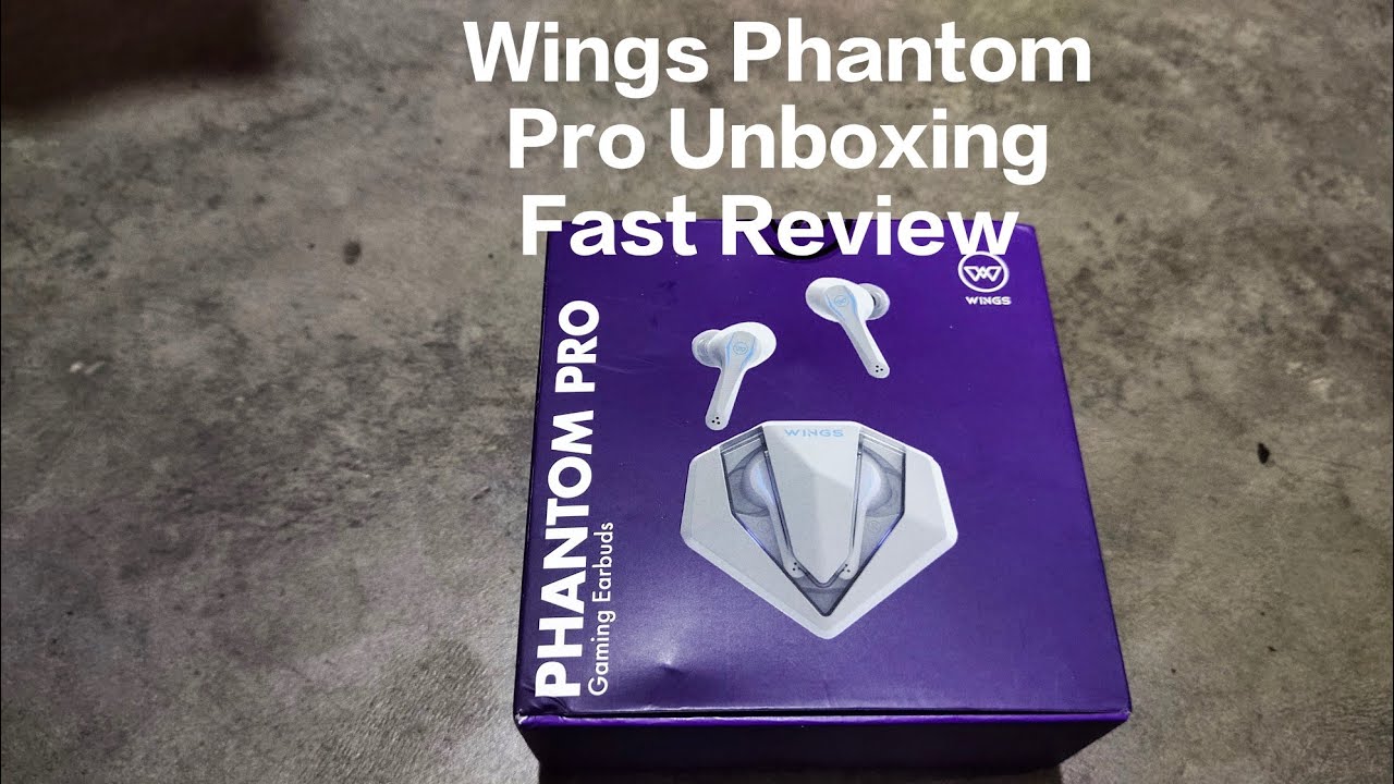 My New Bluetooth Earbuds Wings Phantom Pro Fast Unboxing And Review