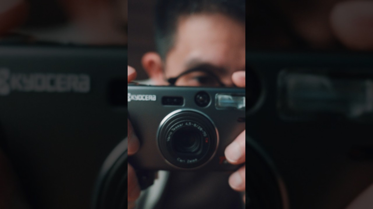 This zoom camera is my favorite #film #yashica #kyocera