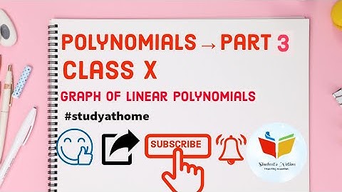 Polynomials Part 3 |Class 10th |Graph of Linear Polynomial |  RD sharma NCERT RS Aggarwal |