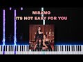 MISAMO Its Not Easy For You Piano Tutorial With Music MISAMO Its Not Easy For You Piano Tutorial With Music