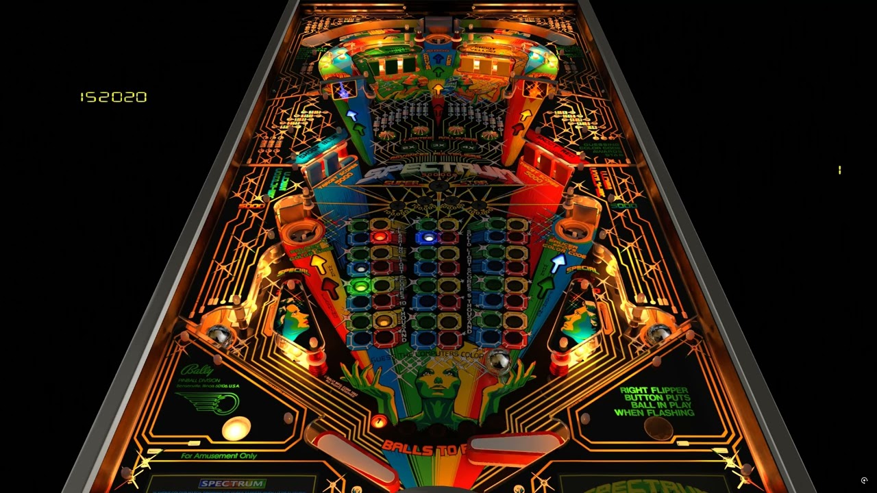 Spectrum (Bally 1981) - VPW - VPX / Visual Pinball X - You