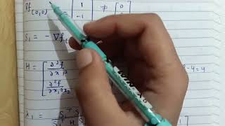 steepest descent method || minimize f(x)=x1-x2+2x1²+2x1x2+x2² starting point (0,0)