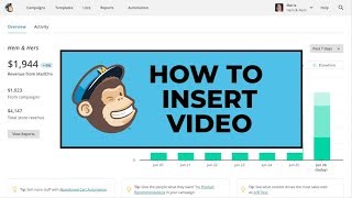 Easy way to insert Video in Mailchimp!
