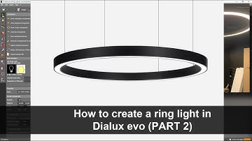 How to create a ring light in Dialux evo (Part 2)