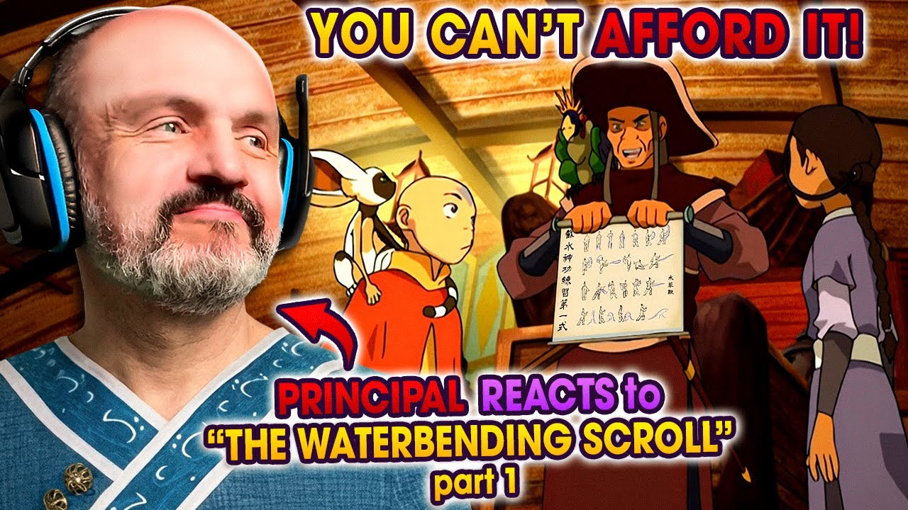 Principal Reacts to Avatar The Last Airbender S1E9 "The Waterbending Scroll" Part 1 Reaction #avatar