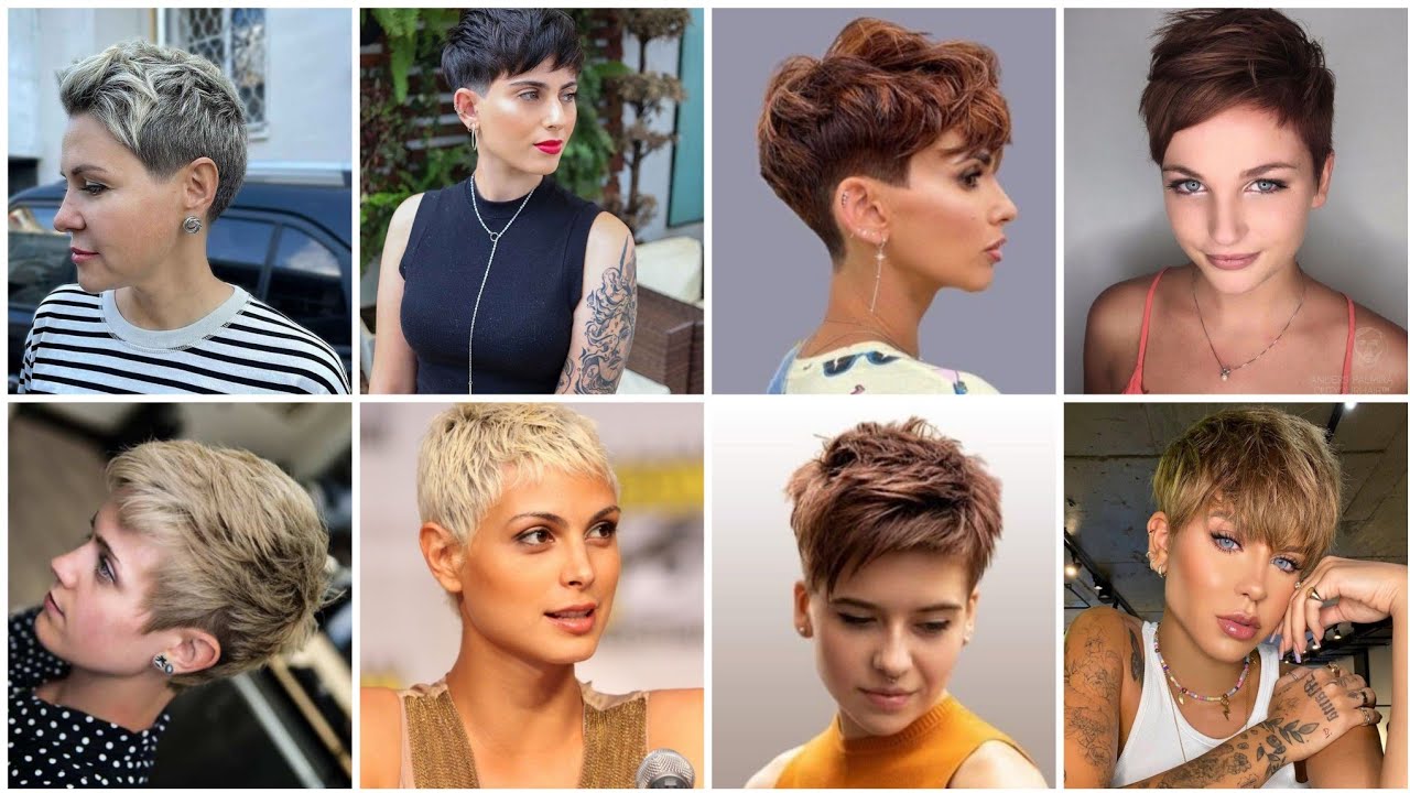 Best Awarded girls of The world in short pixie bob haircuts looks ...