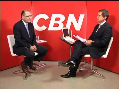 CBN Entrevista - Candidato ao Governo de SP, Geraldo Alckmin.