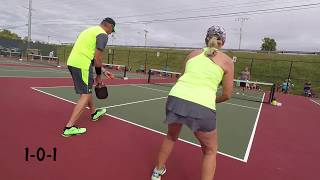 Georgia Mountain Pickleball Fall Classic 2017 - 4.0 Teasley/King vs. Chambers/Chambers Game 1