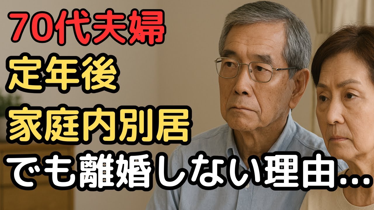 70代夫婦、定年後に始まった“家庭内別居”の真相