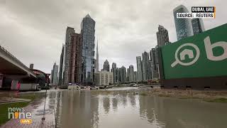 Heavy Rainfall Causes Flooding in Parts of UAE, Weather Alert Issued | News9