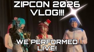 WE MADE OUR DEBUT! [ZIPCON 2026 VLOG] @amethystidolscosplay