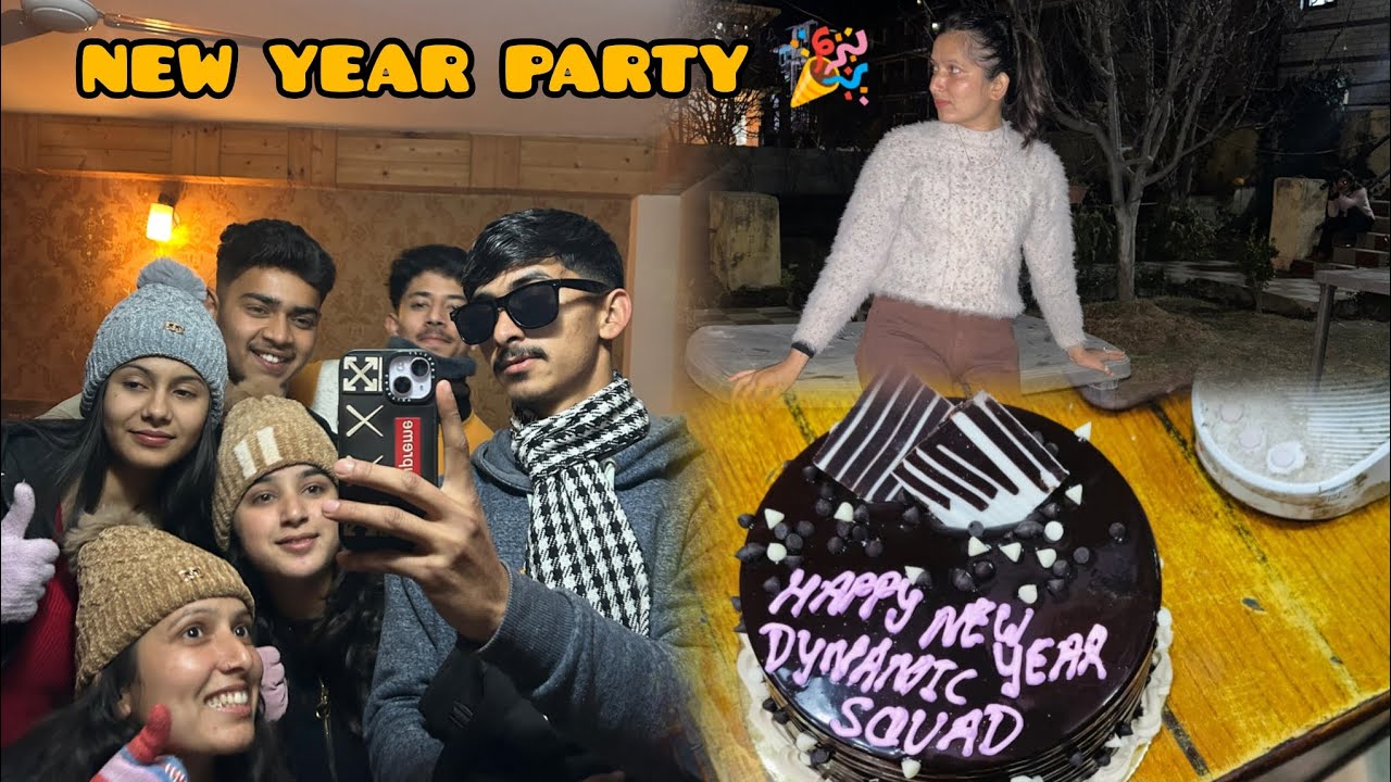 NEW YEAR PARTY CELEBRATION IN MANALI 🎵🎉💓||. nehapundir_hp