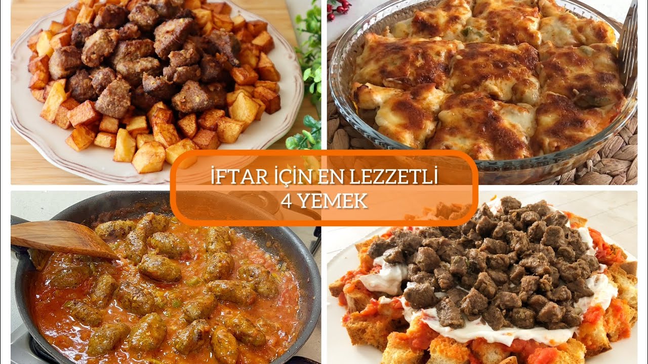 İftar İçin En Lezzetli 4 Tarif – ŞİMDİYE kadar Yaptığım En İyi Tarifler ❗iftar yemekleri- menüsü