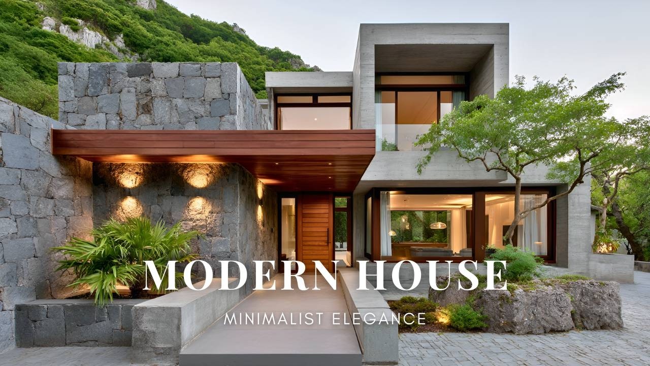Dream Modern House Tour | Minimalist Architecture Meets Luxury Living ...