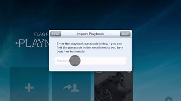 Import a Playbook - Flag Football Playmaker iPad App v2.0