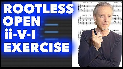 Pro Trick for 4 voice Pads & Comps | Rootless Open ii-V-I