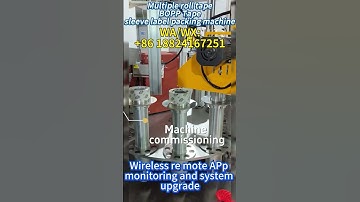 Labeling Machine For Medical Fiberglass Adhesive Tape Column Heat Shrink Packing