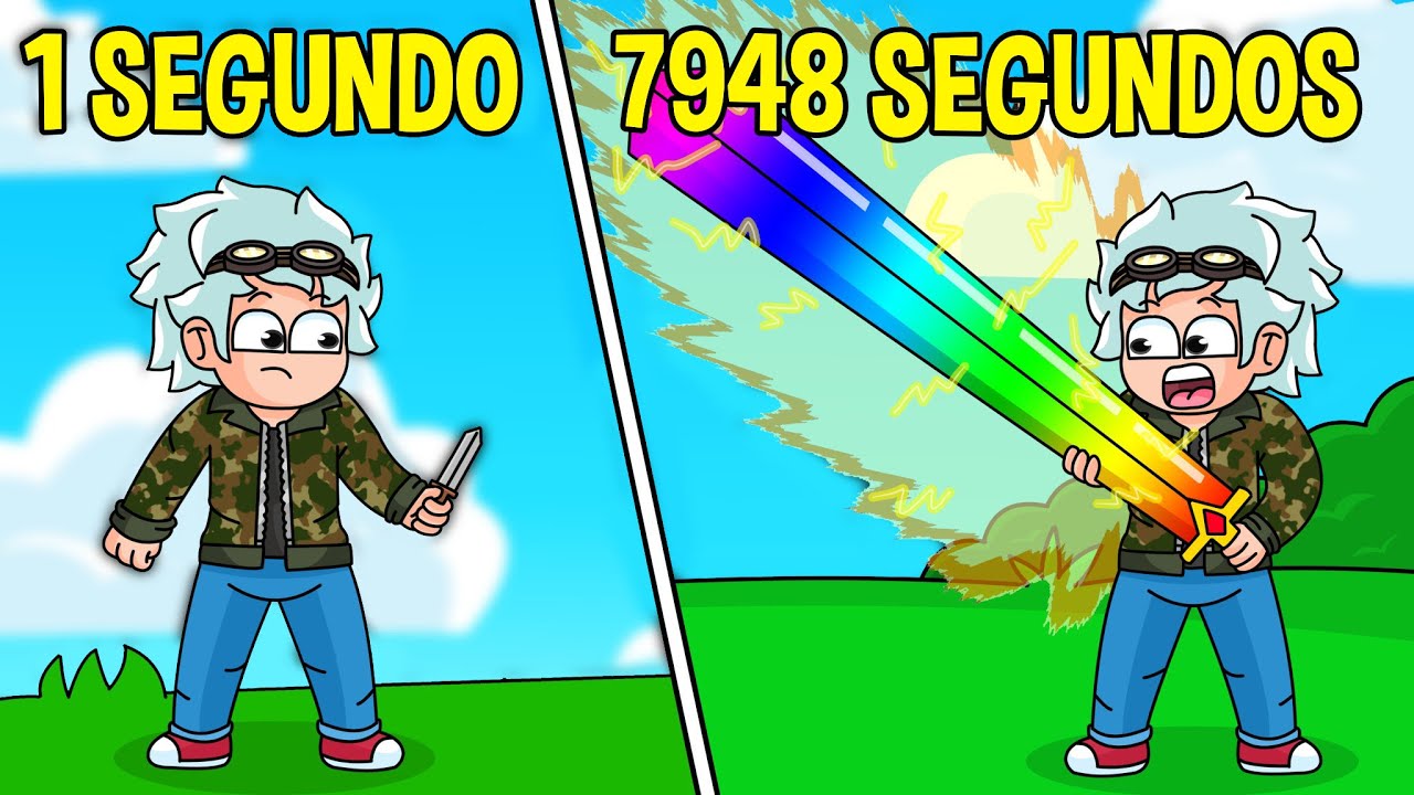 ¡ROBLOX pero TIENES +1 PODER en TU ESPADA CADA SEGUNDO!