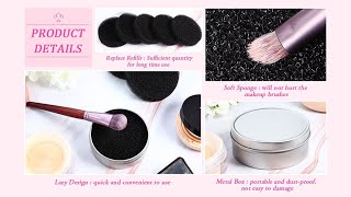 Makeup Brush Cleaning Sponge Dry Cleaner