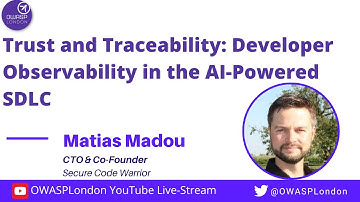 Trust and Traceability: Developer Observability in the AI-Powered SDLC -- Matias Madou