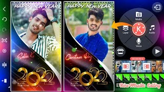Happy New Year Ki Full Screen Status Video Kaise Banaen | Happy New Year Kinemaster Video Editing screenshot 5