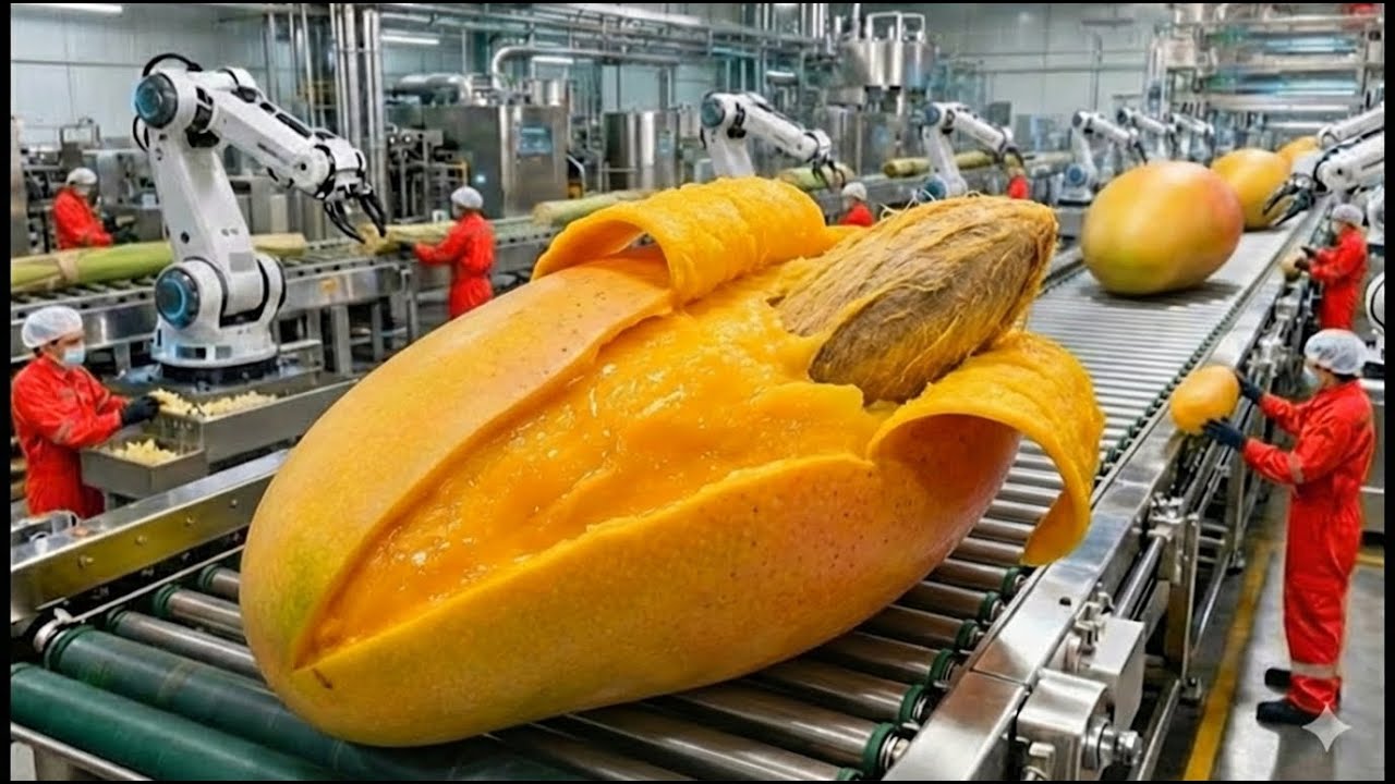 Inside a Mega Factory: Turning Mango Waste into Liquid Gold