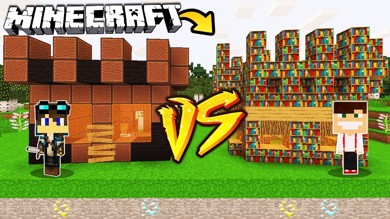 ZAMEK NOTE BLOCK VS ZAMEK KSIĄŻKOWY W MINECRAFT! - GPlay 