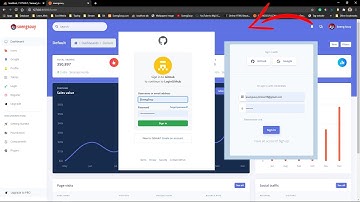 Login with GitHub admin dashboard Laravel 8
